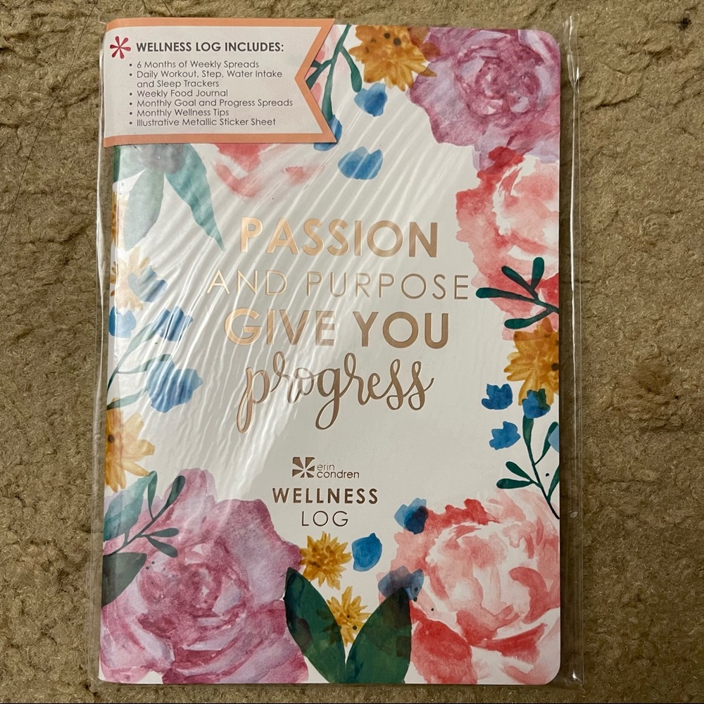 🎉HP🎉 BNWT Erin Condren Wellness Log